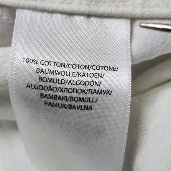 Polo Ralph Lauren White Distressed Patched Denim Jean Jacket. Sz. S - Picture 5 of 12